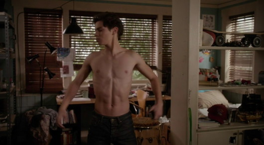 jake t. austin shirtless the fosters