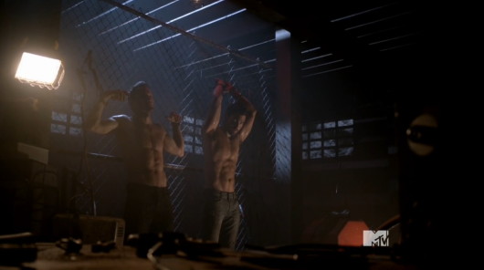 Tyler Hoechlin ian bohen shirtless teen wolf