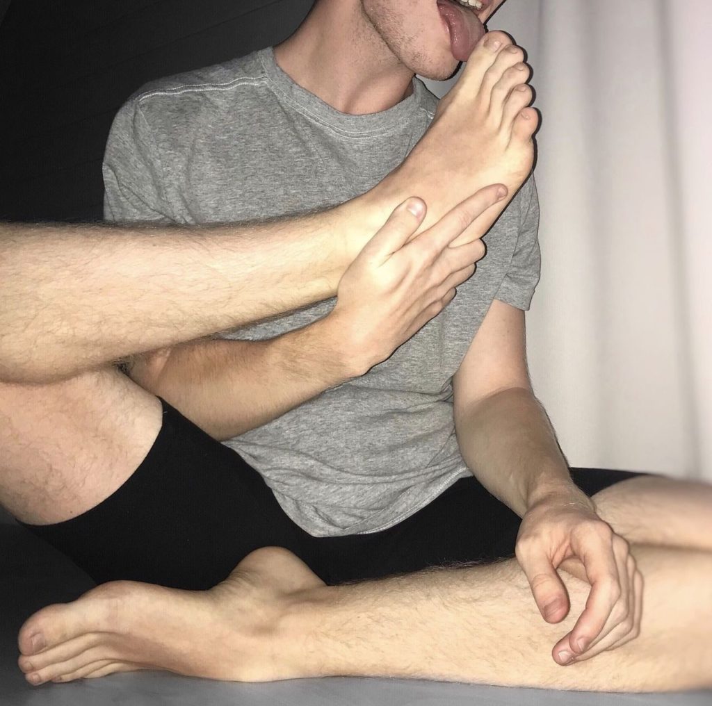 Selflicking Feet TiedFeetGuy Feet